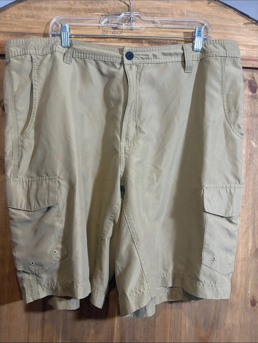 Magellan Outdoors Tan Cargo Shorts - Lightweight Utility